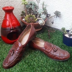 ET Wright Mens Brown Loafers